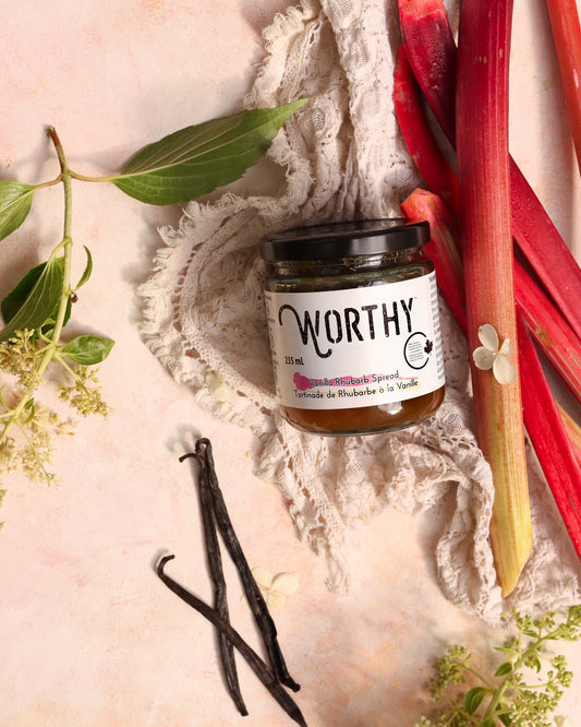 Worthy's Strawberry & Rhubarb Duo Spread Pack