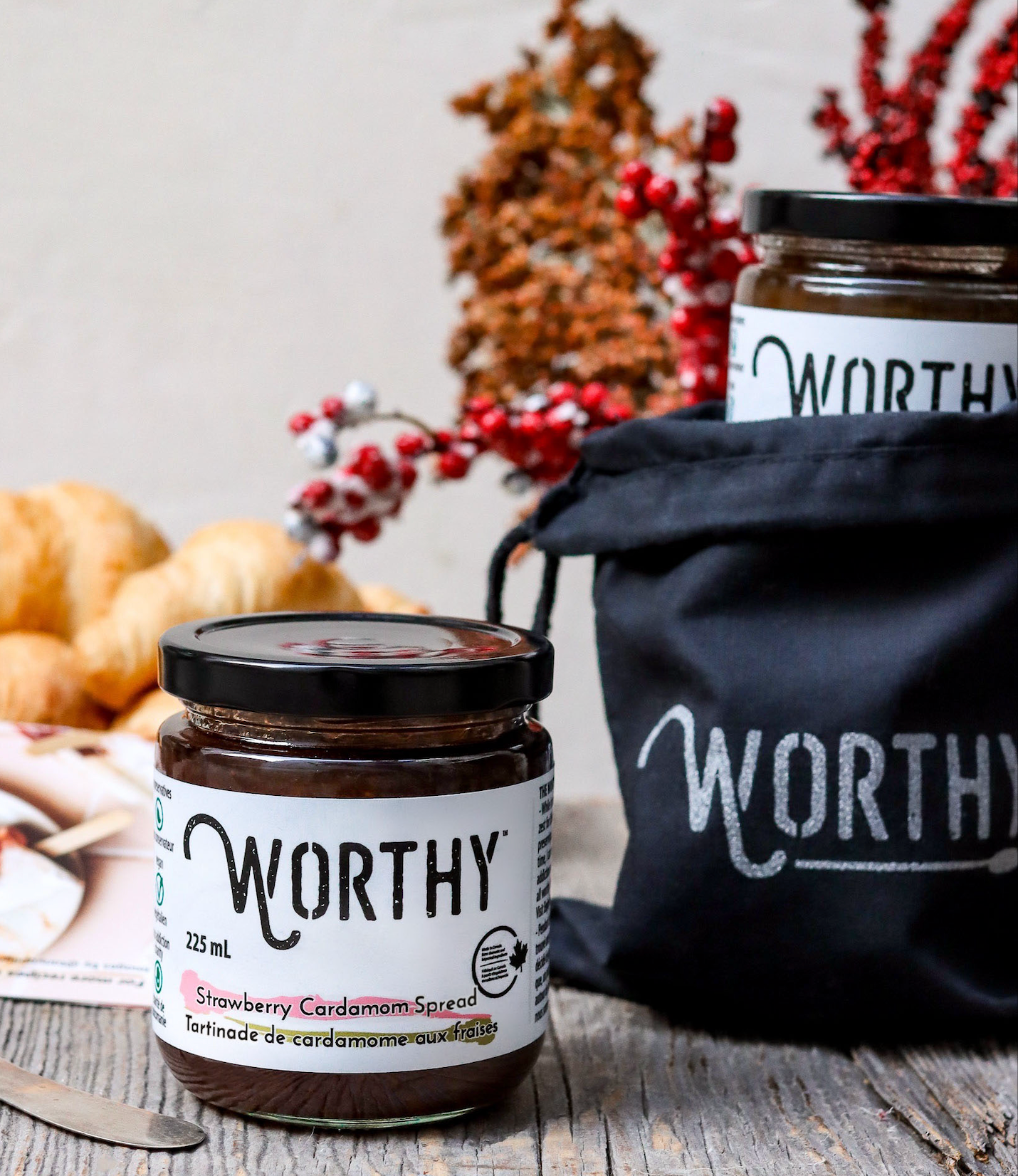 Worthy's Strawberry Spread Recipe Pack