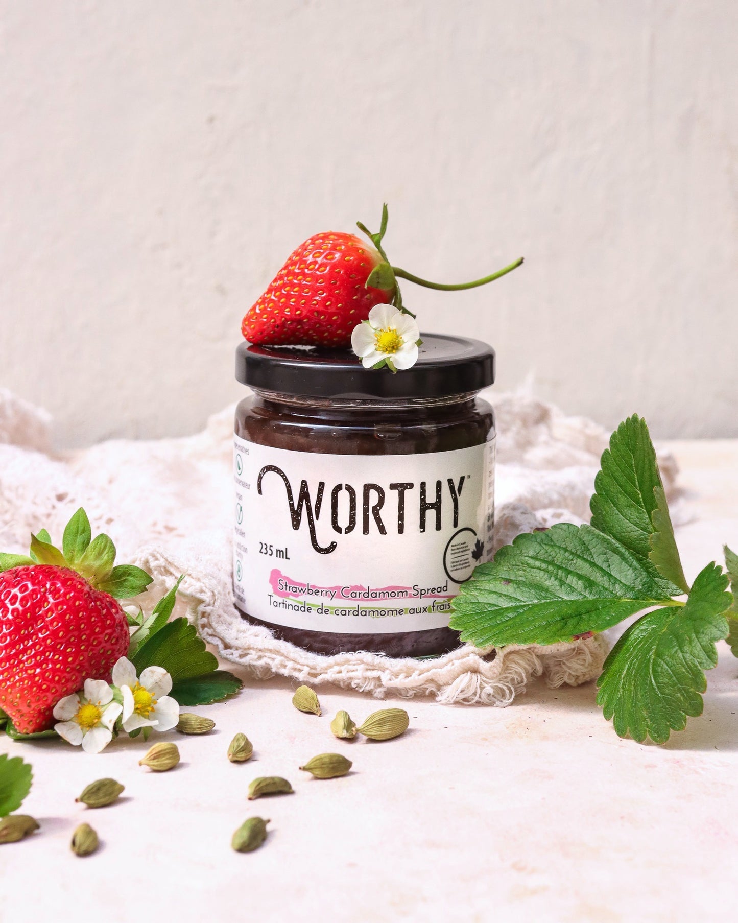 Worthy's Strawberry & Rhubarb Duo Spread Pack
